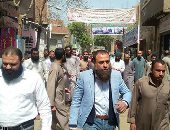 صور.. نائب النور فى بنى سويف يدلى بصوته: لمواجهة المخططات الخارجية