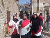 صور .. موظفو الشباب والرياضه بالغربيه يحتفلون داخل اللجان بأغنية " قالوا ايه " 