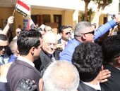 صور.. موسى مصطفى: أتوقع حصد نسبة أصوات جيدة والشعب المصرى الأفضل فى العالم