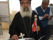 أساقفة مغاغة والعدوة ودير مواس يدلون بأصواتهم فى انتخابات الرئاسة