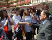 فيديو وصور.. مدير أمن الجيزة يتفقد اللجان الانتخابية بشارع الهرم