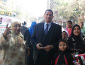 أحمد الوليد عضو إدارة الترسانة يدلى بصوته فى انتخابات الرئاسة 