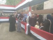  السيدات يشاركن بكثافة بلجنة مدرسة الشهيد الذهبى بحدائق القبة  