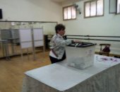 نجوى إبراهيم تدلى بصوتها فى انتخابات الرئاسة بالزمالك