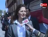 وزيرة التخطيط: سعيدة بالظهور الإيجابى للمصريين فى انتخابات الرئاسة