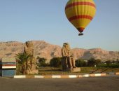 تأجيل رحلات البالون الطائر غرب الأقصر بسبب الرياح الشديدة