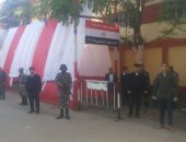 إجراءات أمنية مشددة بمدرسة لجنة الرئيس السيسى بمصر الجديدة 