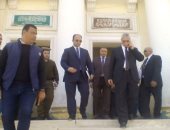 صور  .. مدير أمن المنيا يتفقد اللجان الانتخابية بالمحافظة 