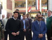 فيديو وصور.. مدير أمن الغربية يتفقد تأمين اللجان الانتخابية فى طنطا