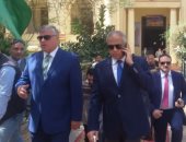 صور.. مدير أمن المنوفية يتفقد لجان الانتخابات الرئاسية بالمحافظة