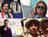 "الانتخاب غلب الإرهاب".. مشاهير وفنانون يشاركون المواطنين عرسهم الديمقراطى.. سميرة أحمد ومحمد هنيدى ومدحت صالح يصوتون فى الساعات الأولى من ماراثون انتخابات الرئاسة.. ولبلبة: عايزة كل العالم يعرف إننا شعب عظيم