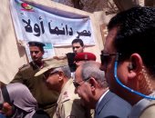 اللواء هشام حرب قائد إدارة الوقود بالقوات المسلحة يتابع الانتخابات بالشرقية