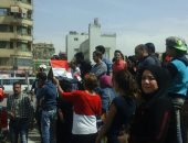 مواطنون يحتفلون بالانتخابات الرئاسية فى ميدان التحرير