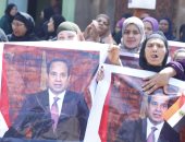 صور.. مسيرة نسائية أمام اللجان الانتخابية بالغربية لحث المواطنين على المشاركة