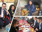 فيديو وصور.. الوفد الأمريكى المراقب لانتخابات الرئاسة لـ"اليوم السابع": المصريون سجلوا درجة وطنية عالية بمشاركتهم.. لم نرصد أى تجاوزات والمسئولون يتعاملون باحترافية.. وفطير ووصلة تحطيب فى استقبالهم بالمنوفية