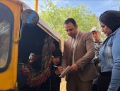 قاضٍ يخرج من اللجنة لتمكين عجوز من التصويت داخل توك توك بالإسماعيلية