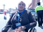 فيديو وصور.. بطلة رفع الأثقال ببورسعيد: إعاقتى لم تمنعنى من الإدلاء بصوتى