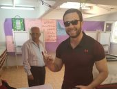 تامر شلتوت يدلى بصوته فى انتخابات الرئاسة