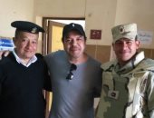 الفنان خالد عجاج يدلى بصوته فى الانتخابات الرئاسية بمدينة 6 أكتوبر