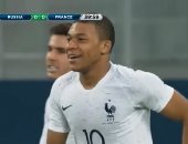 فيديو.. مبابى يمنح فرنسا التقدم على روسيا فى الشوط الأول بهدف رائع