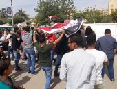 صور.. مسيرتان ببنى سويف لحث المواطنين على المشاركة فى الانتخابات 