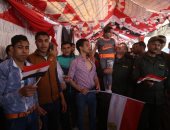 فيديو وصور.. "كرنفال فى حب مصر" أمام لجان مدينة نصر بهتاف "معاك يا سيسى"