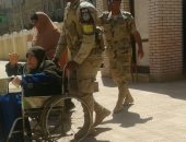 صور.. إقبال من ذوى الاحتياجات على التصويت بلجان فى كفر سعد بدمياط