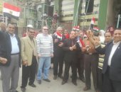 صور.. نقابة الزراعيين ببنى سويف تحث المواطنين على المشاركة