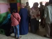 صور.. تزايذ إقبال الناخبين على صناديق الاقتراع بلجان عين شمس