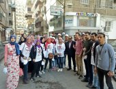 مسيرات لـ"كلنا معاك من أجل مصر" لحث المواطنين على المشاركة بالدقهلية