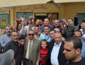 صور.. إقبال غير مسبوق على التصويت بلجان انتخابات الأربعين بالسويس