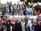 صور.. الشعب على حق.. مقالش للصناديق لأ".. أهالى القناة يحتشدون فى آخر أيام التصويت.. ورئيس الأركان يتفقد اللجان الانتخابية بالإسماعيلية.. والنادى المصرى يكافئ الناخبين بـ5 آلاف تذكرة لمباراة مونانا