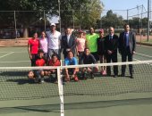 سفير مصر فى جنوب أفريقيا يلتقى بعثة منتخب التنس المصرى تحت 14 عاما