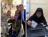 "الشعب اللى شرب م النيل.. ميعرفش المستحيل".. الناخبون يتحدون السيول والأمطار ويحتشدون فى آخر أيام التصويت.. جدة الشهيد محمود فارس: انتخبت السيسي حامى مصر.. وعجوز "97 عاما" بعد التصويت: رئيسنا راجل بمعنى الكلمة