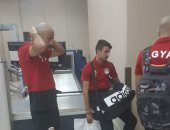 المنتخب الأولمبى يصل مطار القاهرة بعد وديتى السعودية