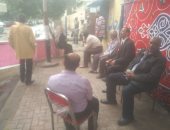 احتشاد الناخبين أمام اللجان بحدائق القبة فى اليوم الثالث لانتخابات الرئاسة