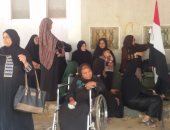 صور.. سيدات الأقصر يتصدرن المشهد الانتخابى بالزغاريد وأعلام مصر