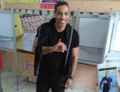 صور.. خالد بيبو يدلى بصوته فى القرية السياحية بأكتوبر