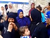 احتشاد السيدات أمام لجان منشأة القناطر بالجيزة فى ثالث أيام الانتخابات 