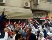 مسيرة طلابية حاشدة لحث المواطنين على المشاركة بالانتخابات بكوم حمادة فى البحيرة