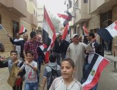 انتخابات الرئاسة 2018.. سيارات تبث أغنية "تسلم الأيادى" تجوب شوارع أوسيم