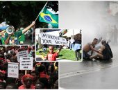 صور.. العالم هذا الصباح.. مقتل 68 شخصا على الأقل فى أحداث شغب وحريق بمركز شرطة بفنزويلا.. مظاهرات تجتاح الولايات المتحدة بعد مقتل شاب أسود على يد الشرطة.. واحتجاجات فى نيبال ضد مشروعات توسيع الطرق