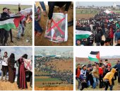 فلسطين تنتفض.. مظاهرات عارمة بقطاع غزة فى الذكرى الـ 42 لـ"يوم الأرض"