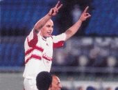 قصة هدف.. حسام حسن يسجل للمرة الأولى بقميص الزمالك