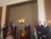 سامح شكرى: على المجتمع الدولى أن يتحمل مسئوليته تجاه الفلسطينيين