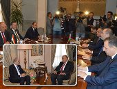 "قضية فلسطين فى قلب القاهرة وعمان".. وزيرا خارجية مصر والأردن يدينان التصعيد الإسرائيلى فى غزة.. ويؤكدان دعم الشعب الفلسطينى لإقامة دولته المستقلة.. وسامح شكرى: سياسات قطر لا تتسق مع الإجماع العربى