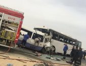 نفط الكويت: 5 مصريين من ضمن الضحايا الـ15 لحادث تصادم الحافلتين