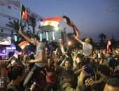 المواطنون يتوافدون على ميدان قصر القبة للاحتفال بفوز الرئيس السيسى - صور
