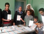 تسليم 149 من أهالى الروضة بسيناء شهادات ساقط قيد الميلاد.. صور