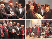 صور.. جامعة عين شمس تحتفى بفاروق الباز.. العالم المصرى: البحث العلمى فى مصر لم يأخذ حقه.. منظومة التعليم خربت على مدار 40 سنة.. وأيامى مكناش بنسمع عن الدروس الخصوصية.. ويؤكد: المستقبل جيد ونسير فى الطريق الصحيح